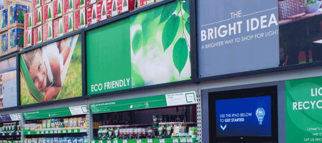 Light Bulb Aisle Redesign for Lowe’s Canada